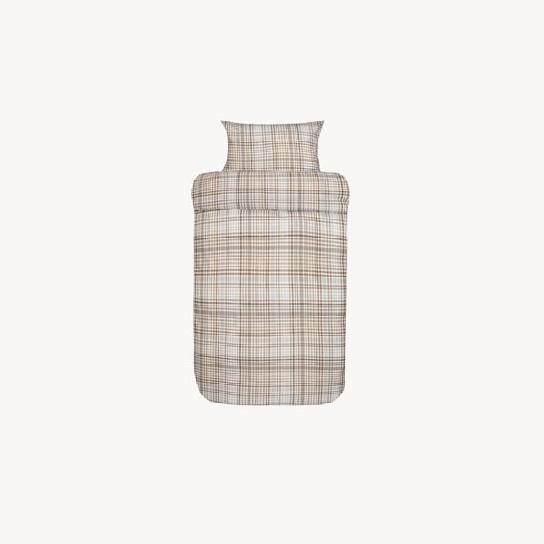 Hovedbilde David flanell brun 140x200