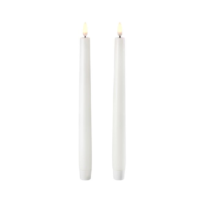 Hovedbilde UYUNI Kronelys 2-pk nordic white