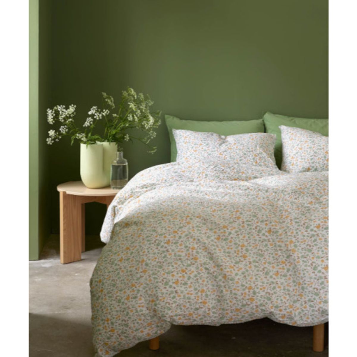 Clara krepp vårgrønn 140x200