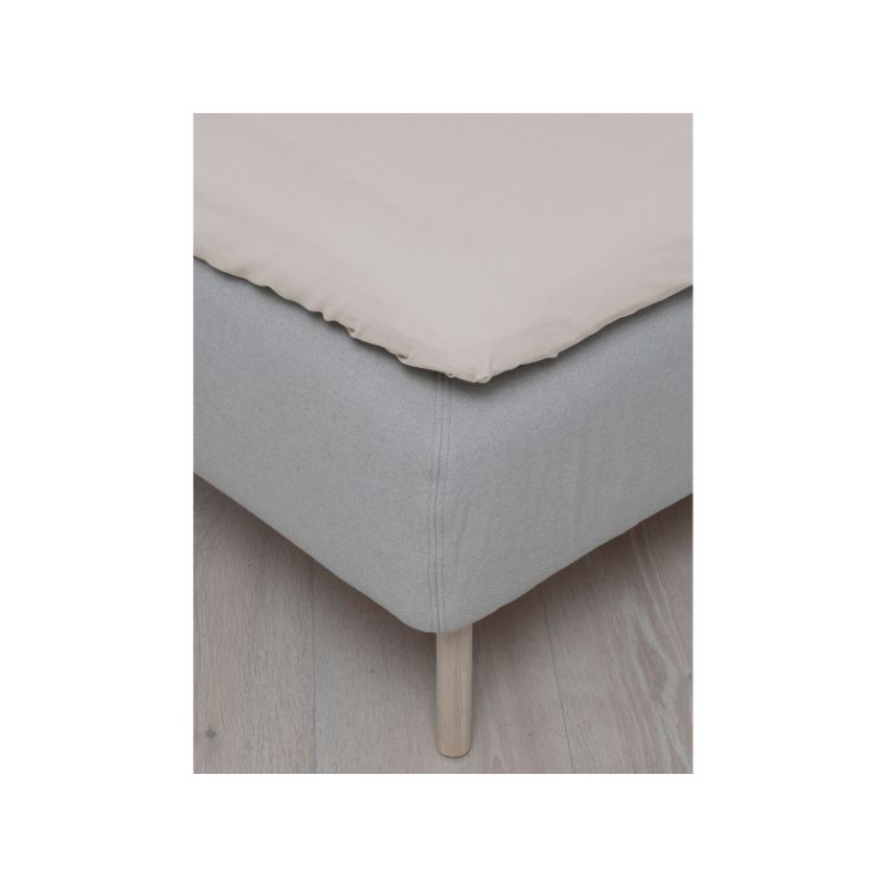 Høie Formsydd Jersey Laken Lys Beige