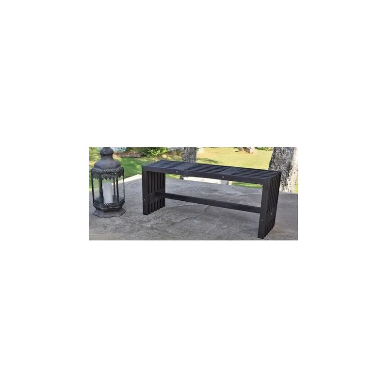 Arnøy Cube Benk 110cm, Sort