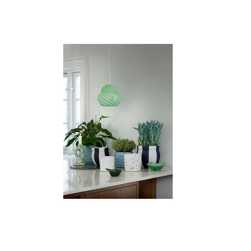 Blomsterpotte leaves liten