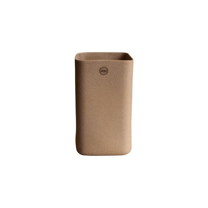 Cube pot large sand