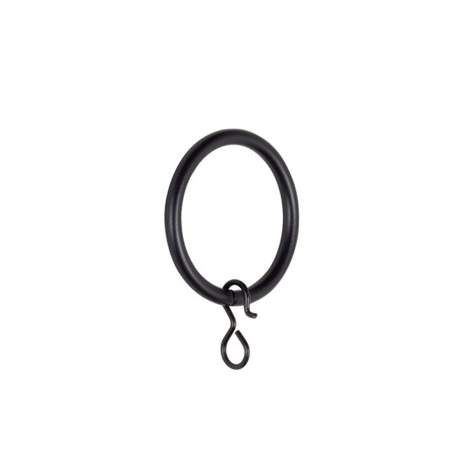 Hovedbilde Gardinringer Svart 10pk